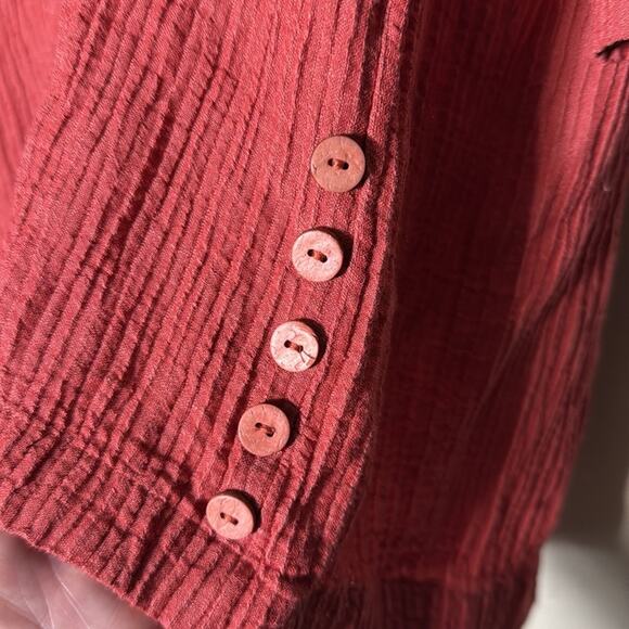 Soft Surroundings Oceo Gauze Tunic Blouse size 3x - Picture 2 of 6